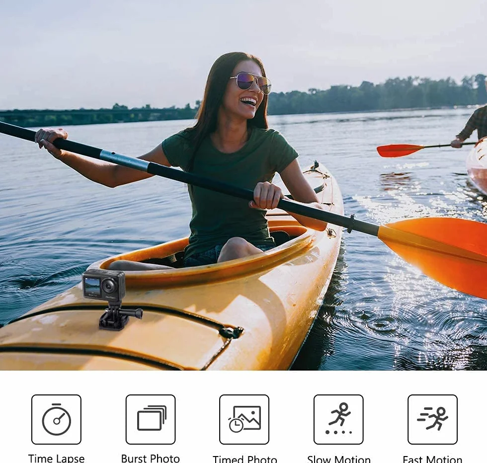 AKASO Brave 7 LE Action Cam 4k30FPS 20MP con Scheda di Memoria U3 da 128GB IPX7 Impermeabile EIS Fotocamera Touch Screen Doppio Schermo Fotocamera Subacquea 40M