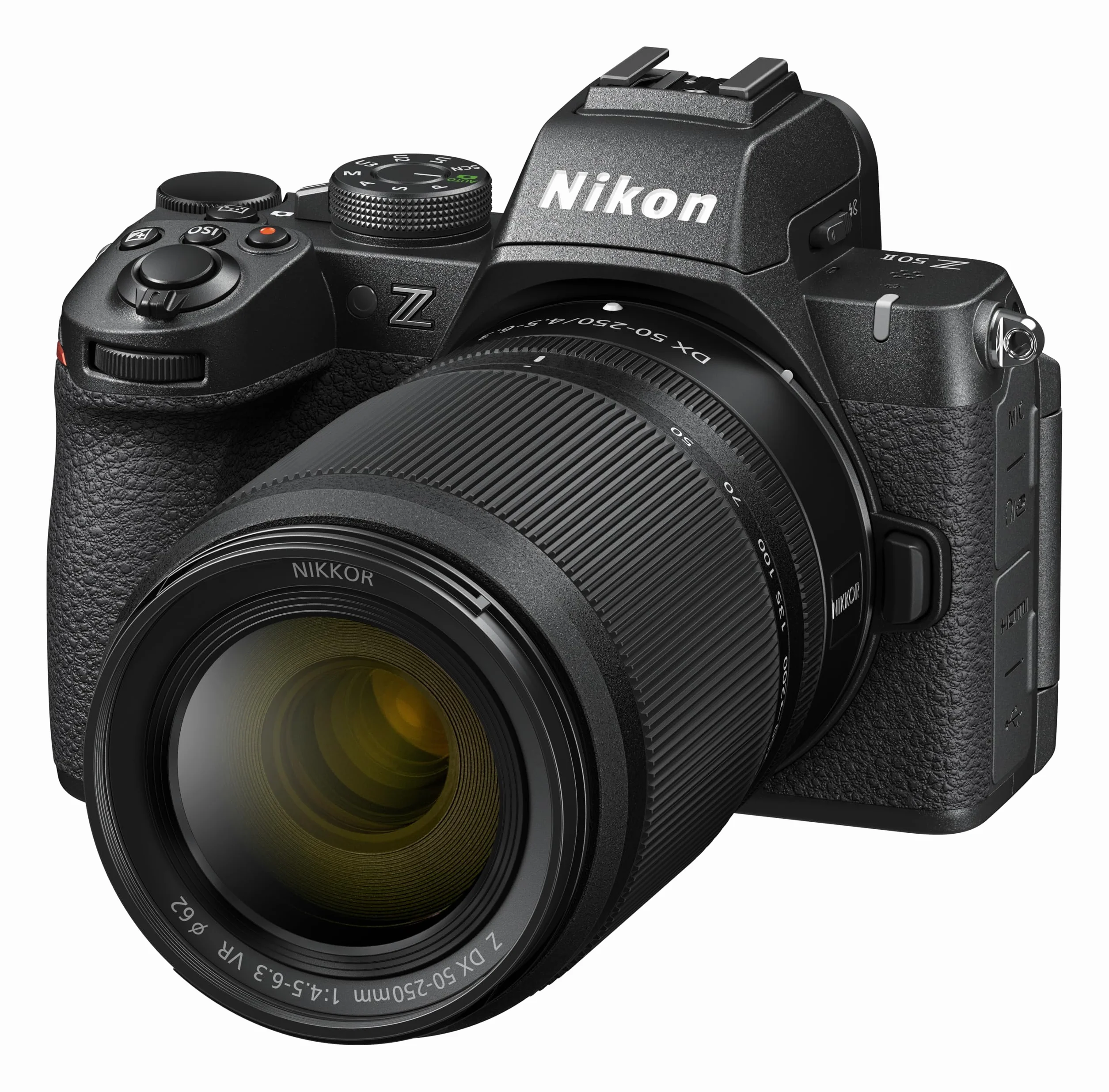Nikon Z50II, NIKKOR Z DX 16-50+50-250, Lexar SD128GB, Fotocamera Mirrorless, CMOS 20.9MP, Processore EXPEED7, AF, Mirino Elettronico EVF, LCD 3.2', Video 4K [Nital V.I.P.: 6 anni di garanzia]
