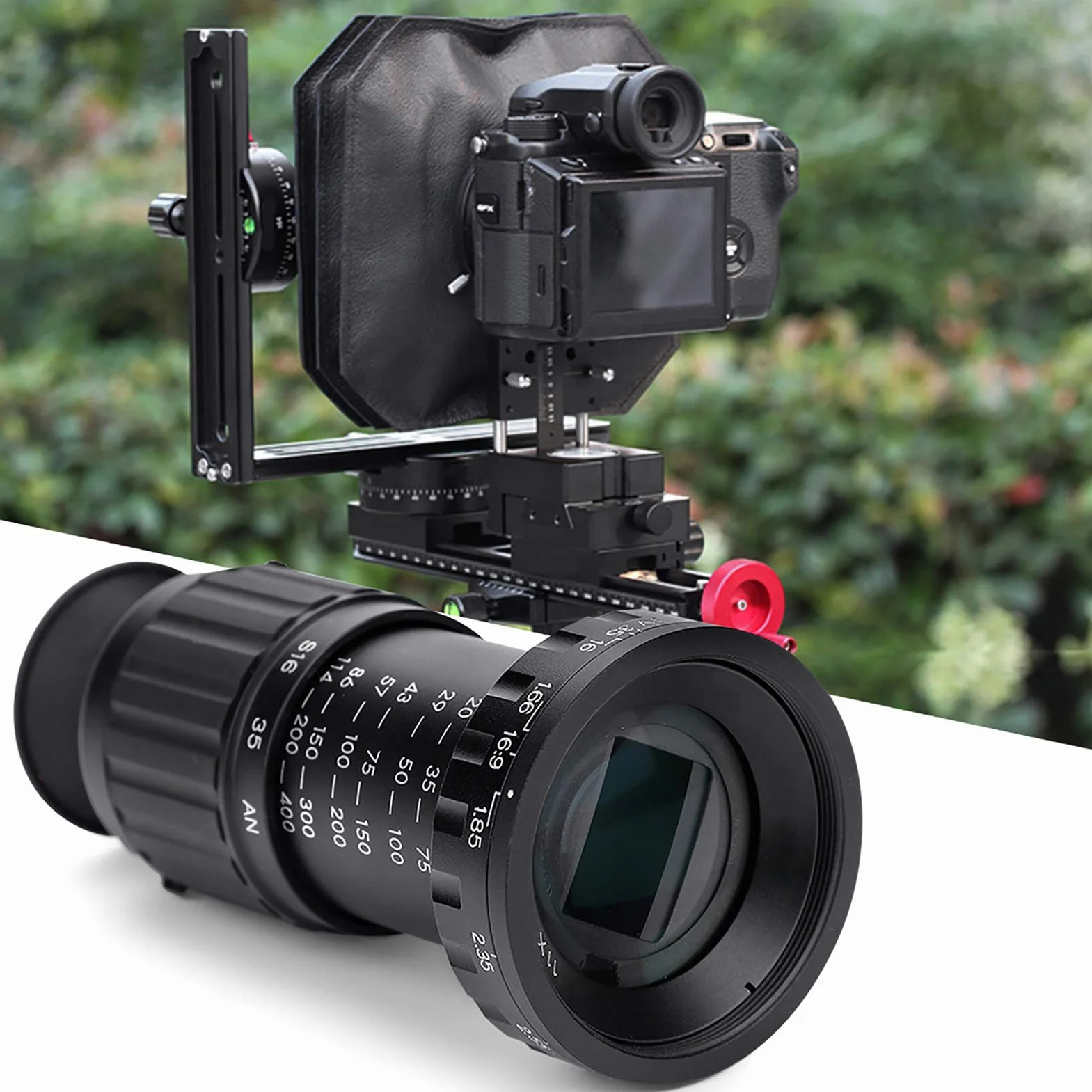 Mirino Micro Director VD-11X, Visualizzatore Scene con Filettatura Filtro Standard da 37 Mm, Vite Retrattile, Accessorio Fotografico Professionale