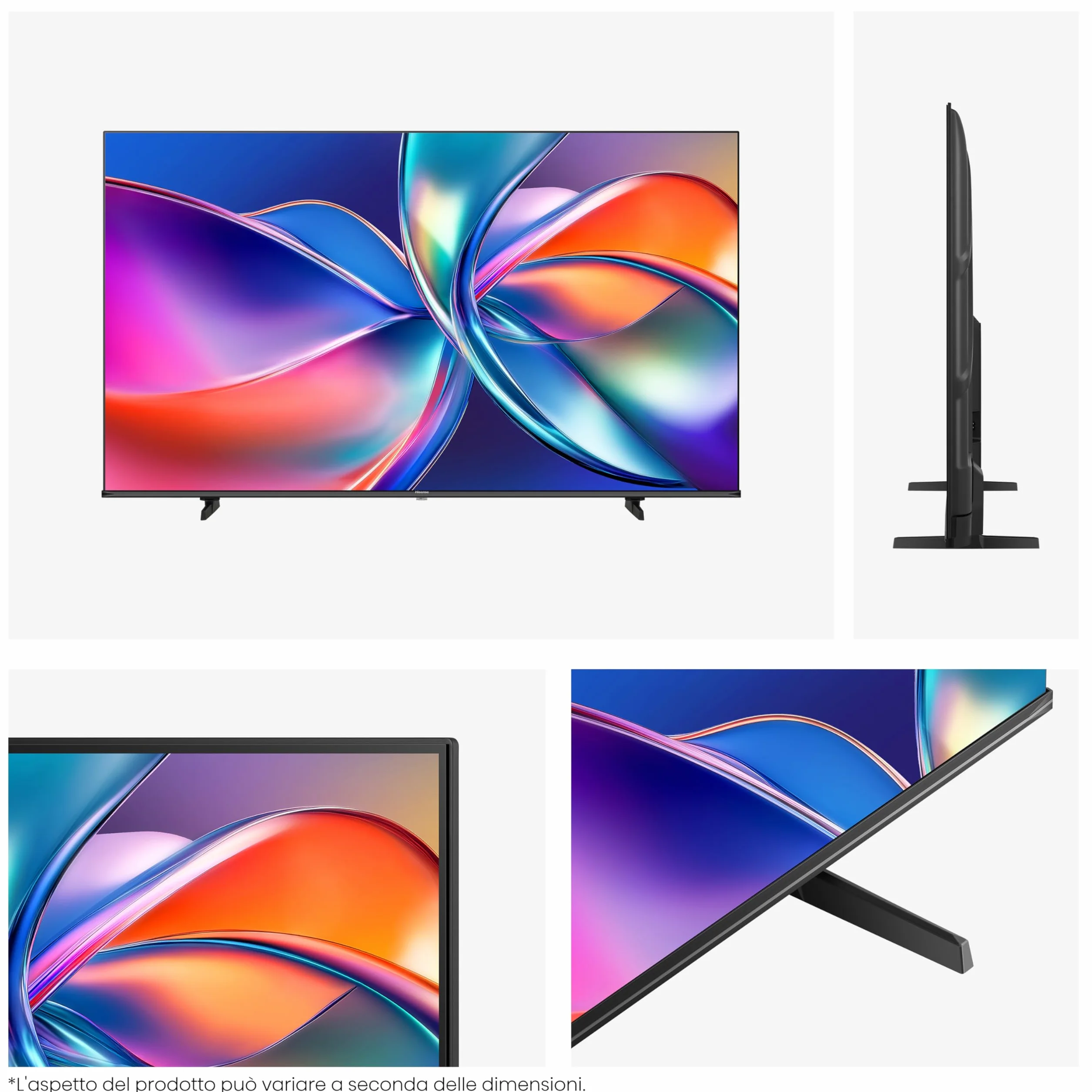 Hisense TV 43" QLED 4K 43E78Q Smart TV VIDAA U8 Dolby Vision HDR10+ Game Mode Plus Dolby Atmos 60Hz 2025