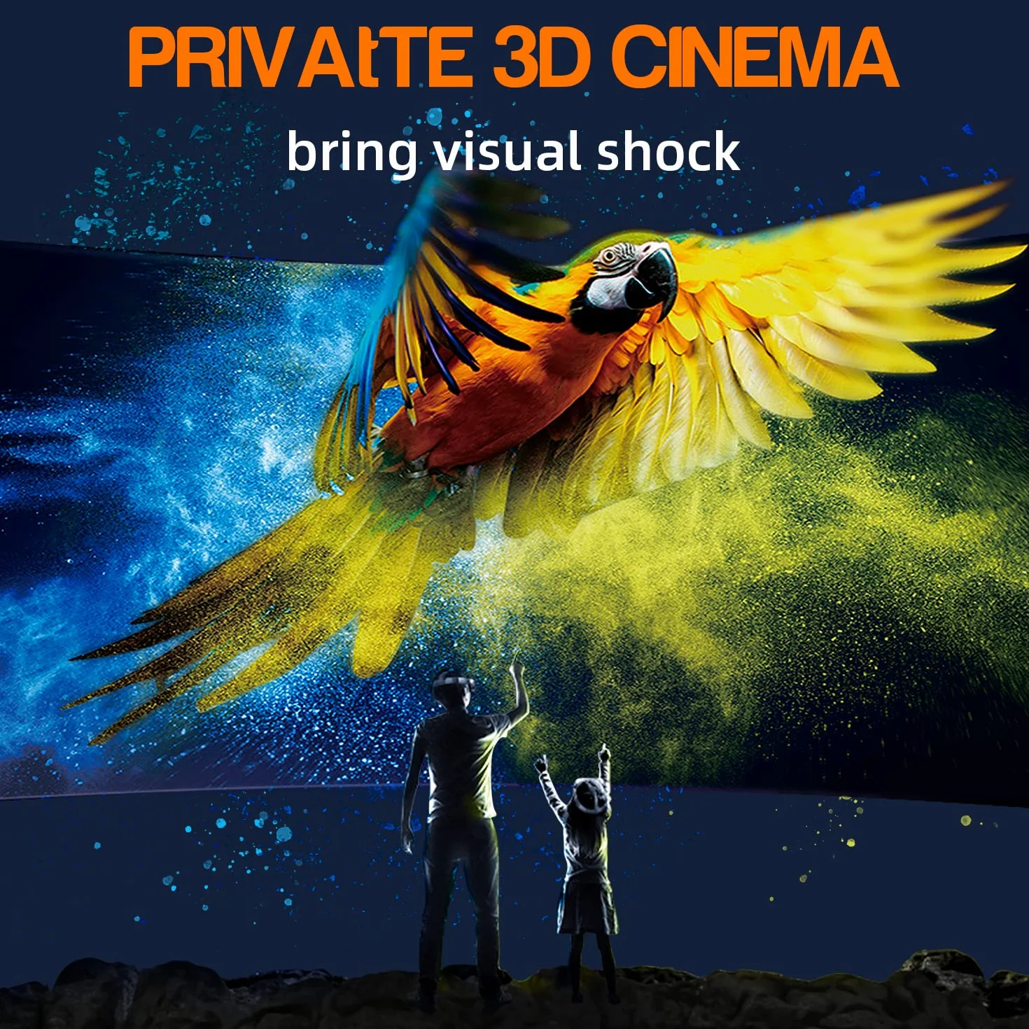 Occhiali VR 3D per Smartphone, 3D Visore Realtà Virtuale, HD VR per Film & Giochi, Compatibile con la Maggior parte degli Smartphone (4,7-6,7 Pollici). Regalo di Natale Perfetto.