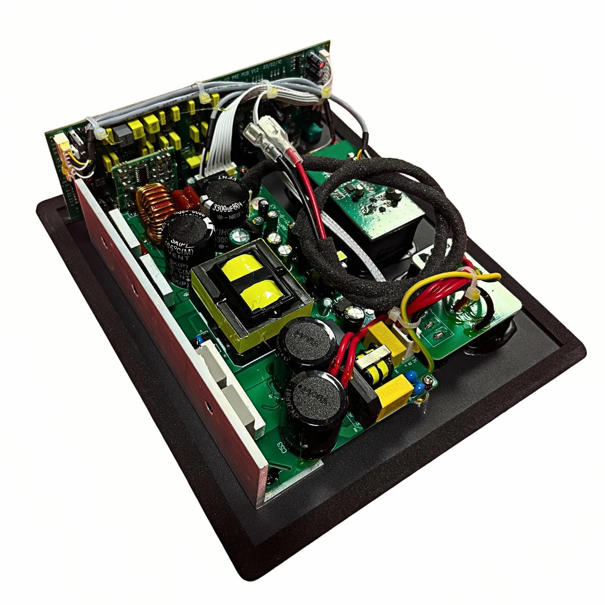 WAudio Amplificatore per subwoofer classe D da 350 W, amplificatore ad alte prestazioni per subwoofer