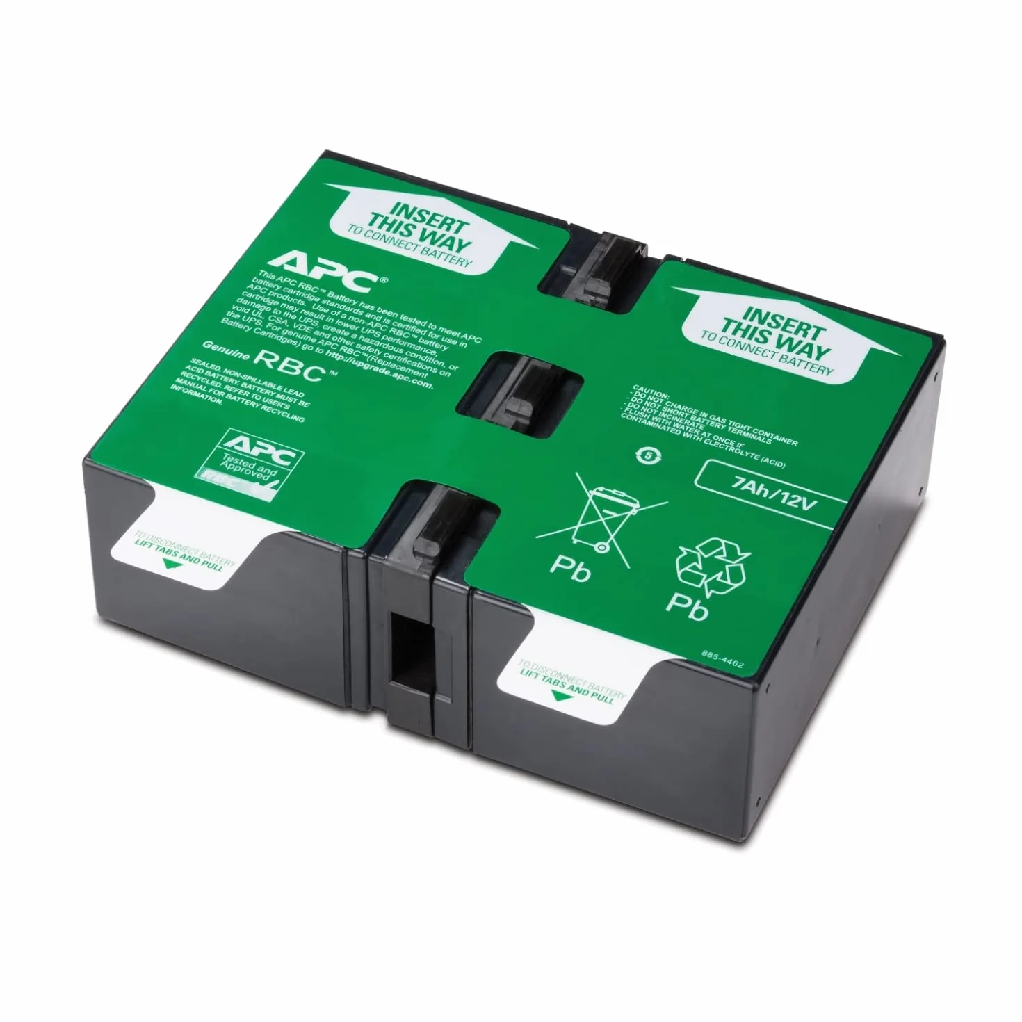 APC APCRBC123 - Pacco batterie sostitutive per APC UPS BR900GI, BR900G-GR, SMT750RMI2U
