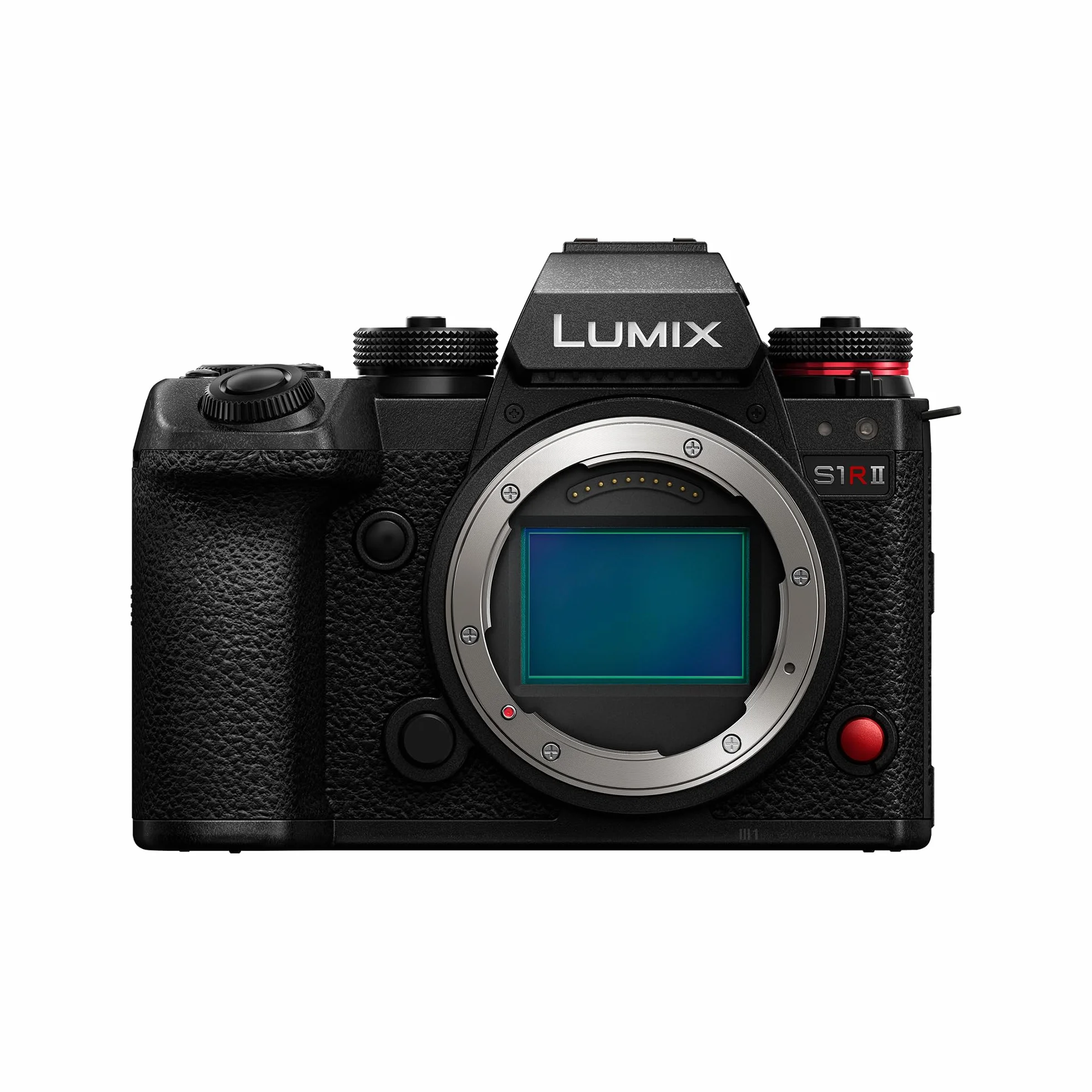 Panasonic LUMIX S1RII, Fotocamera Mirrorless Full Frame, Solo Corpo, 44MP, Video 8K, IS Attivo, 4:2:2 10-bit, 4K 120p, 60p e 6K 30p Open Gate, L-Mount, Nero