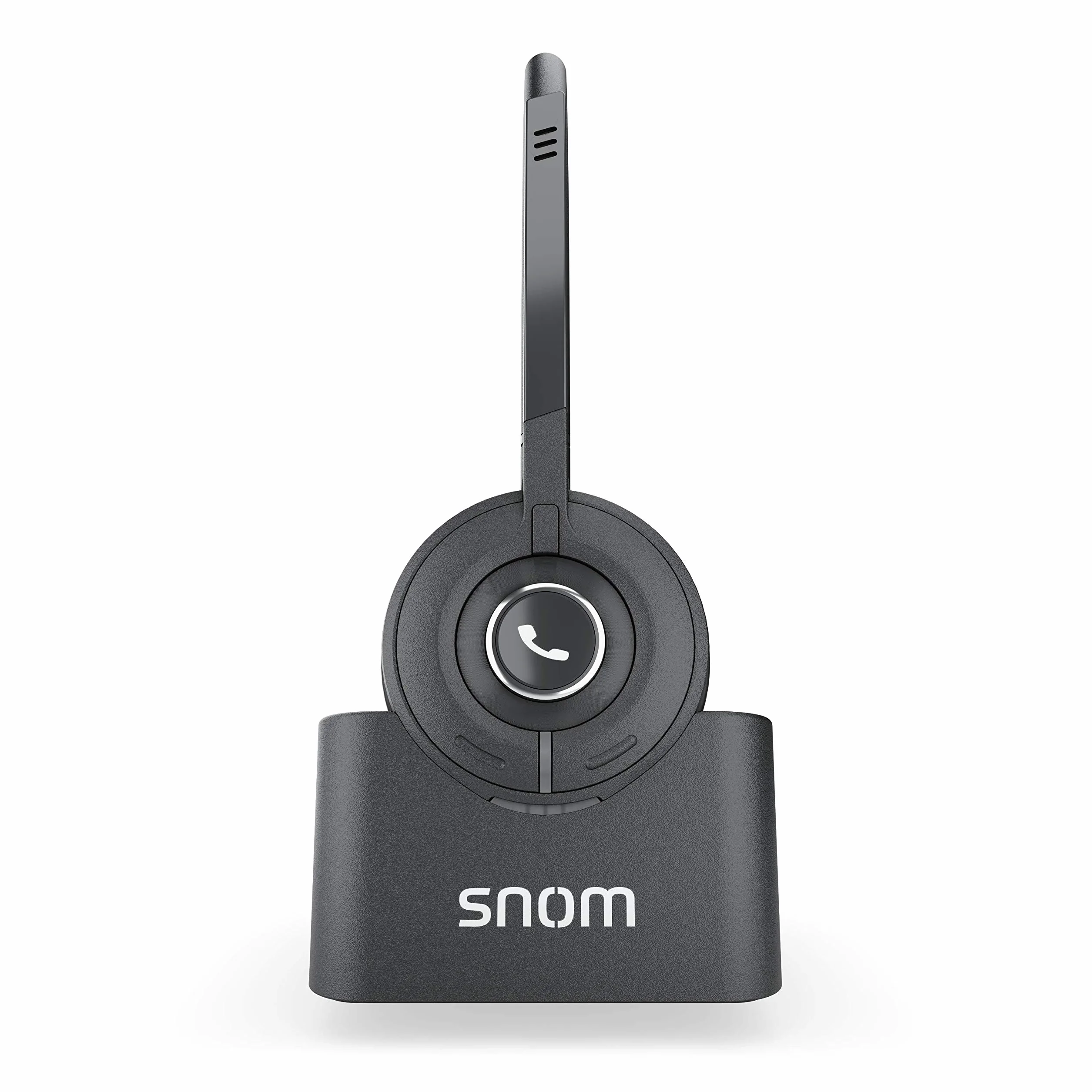 SNOM A190 DECT Cuffia (multicell, HD audio, la riduzione del rumore, stand-alone e modalità accoppiato, Handover & roaming in configurazione multi cella); Nero; 00004444