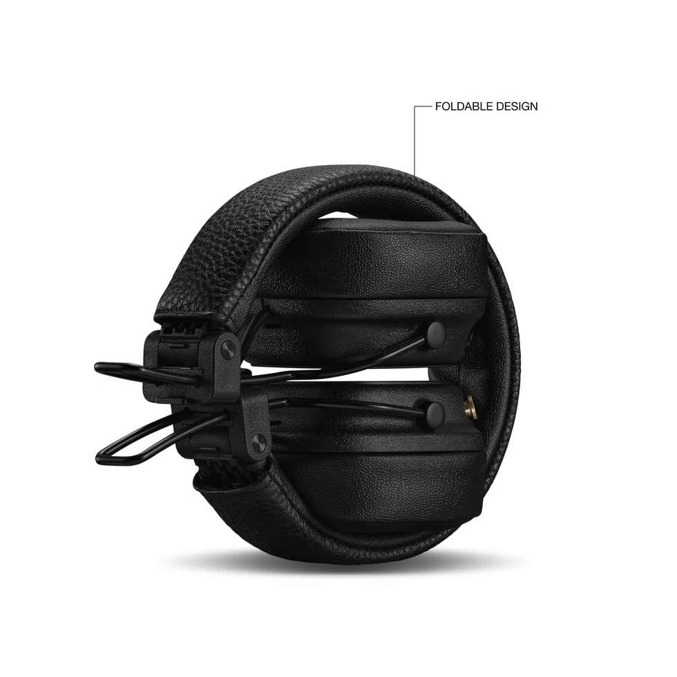 Marshall Major V Cuffie Wireless Bluetooth 100 Ore Riproduzione Nero