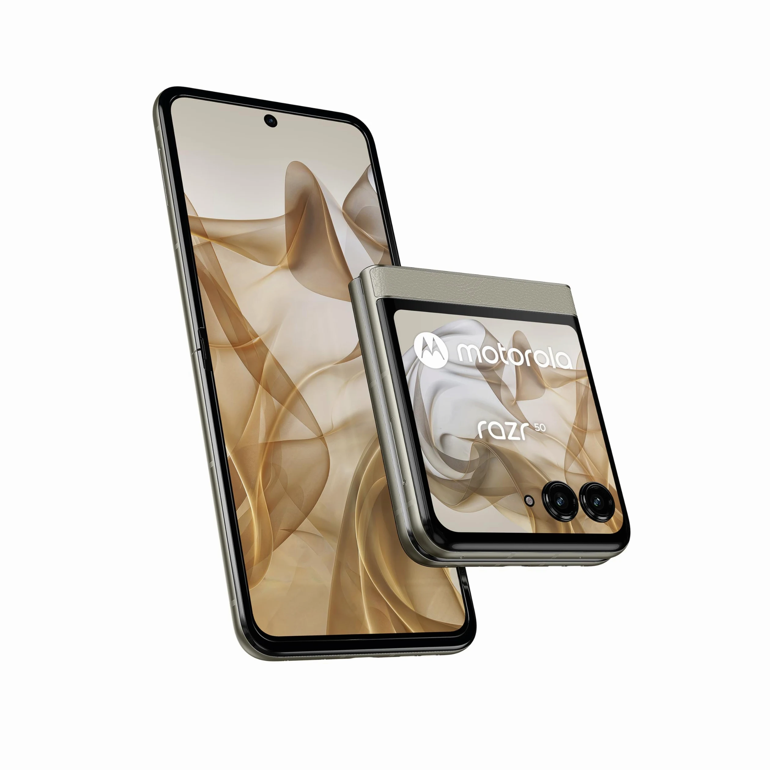 Motorola razr50 - Schermo FHD+ da 6,9"/3,6", fotocamera da 50 MP, 8/256 GB, 4200 mAh, Android 14), con cover protettiva premium [esclusiva su Amazon]