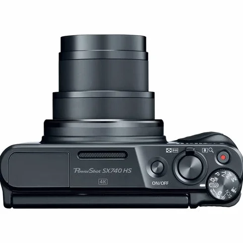 Canon PowerShot SX740 HS - Fotocamera digitale, versione internazionale, colore: Nero