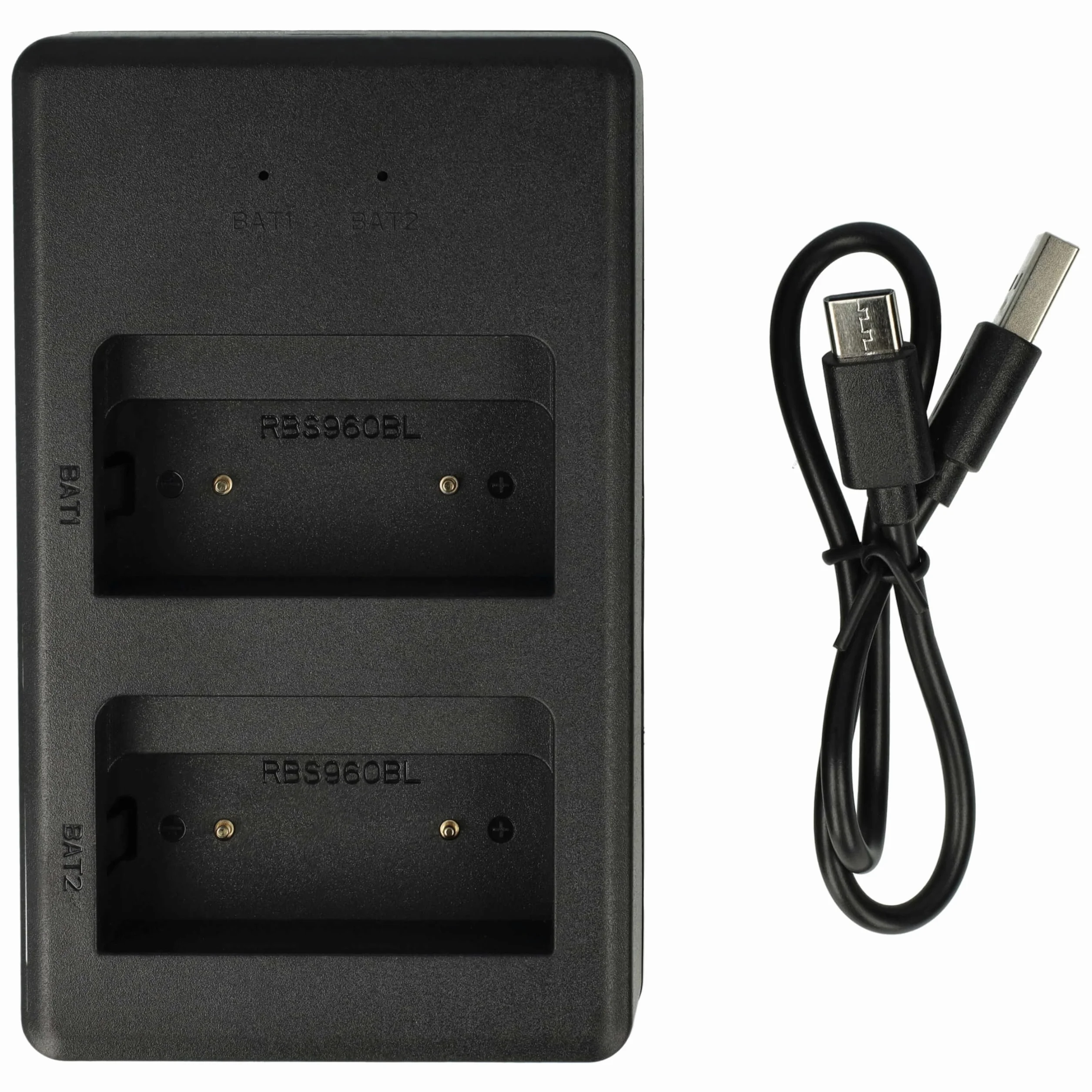 Scanreco EA2512 BS590 Cifa EEA2512 Caricabatterie doppio 7,2V 0,6A con cavo USB-C