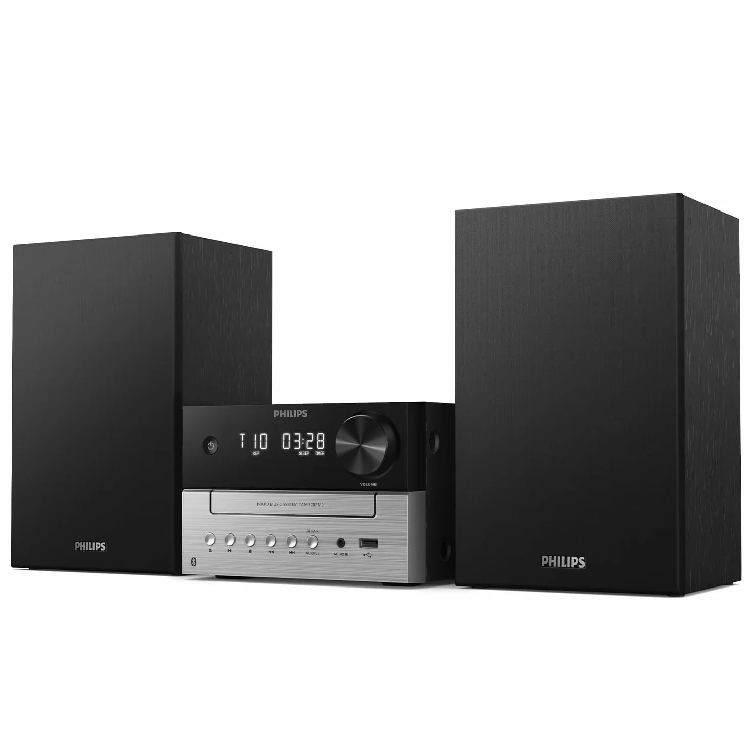Philips TAM3505M2 Sistema Micro Hifi, con Bluetooth, lettore CD, USB, Radio FM e DAB Auracast, 85% materiale PCR, 2025, 20W / DAB