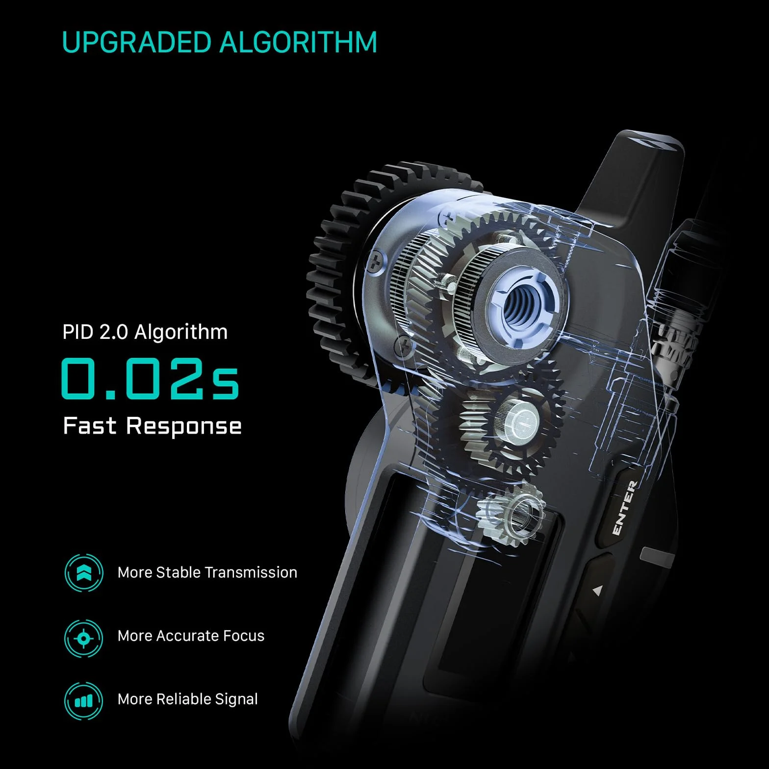 Tilta Nucleus-M II Follow Focus - Sistema di controllo delle lenti wireless con motore Nucleus-M II e unità manuale FIZ per fotocamere DSLR Mirrorless WLC-T06-K1