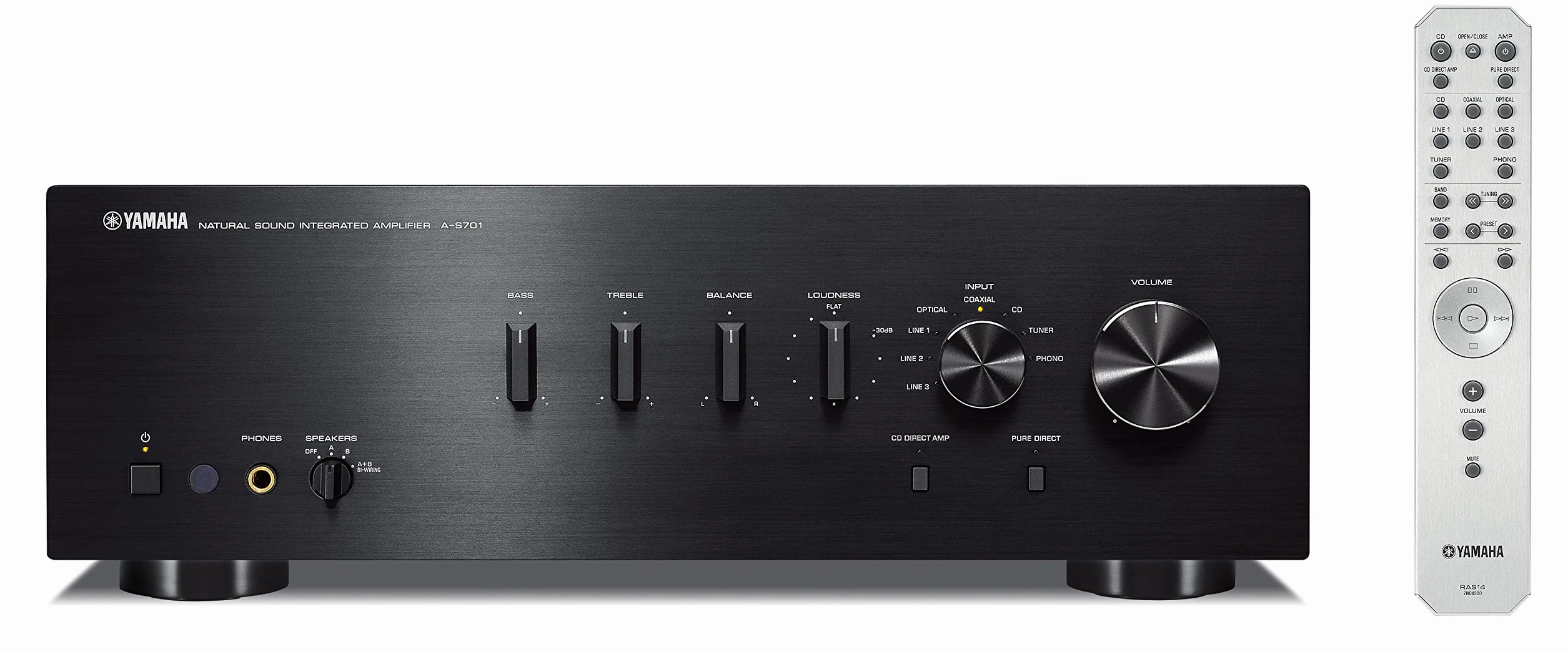 Yamaha A-S701 Amplificatore Integrato, Nero