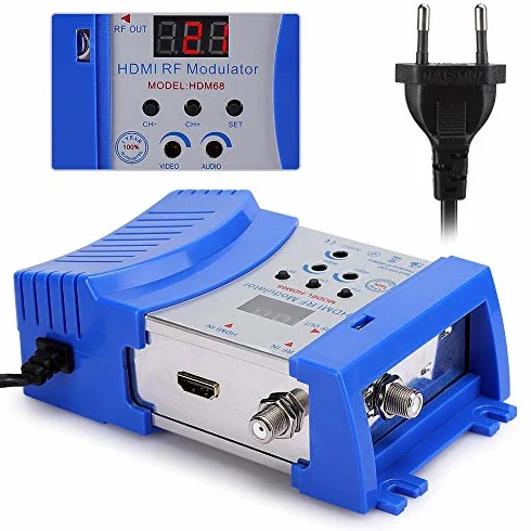 Modulatore HD RF HDMI Digitale VHF/UHF Pal/NTSC 100-240 V