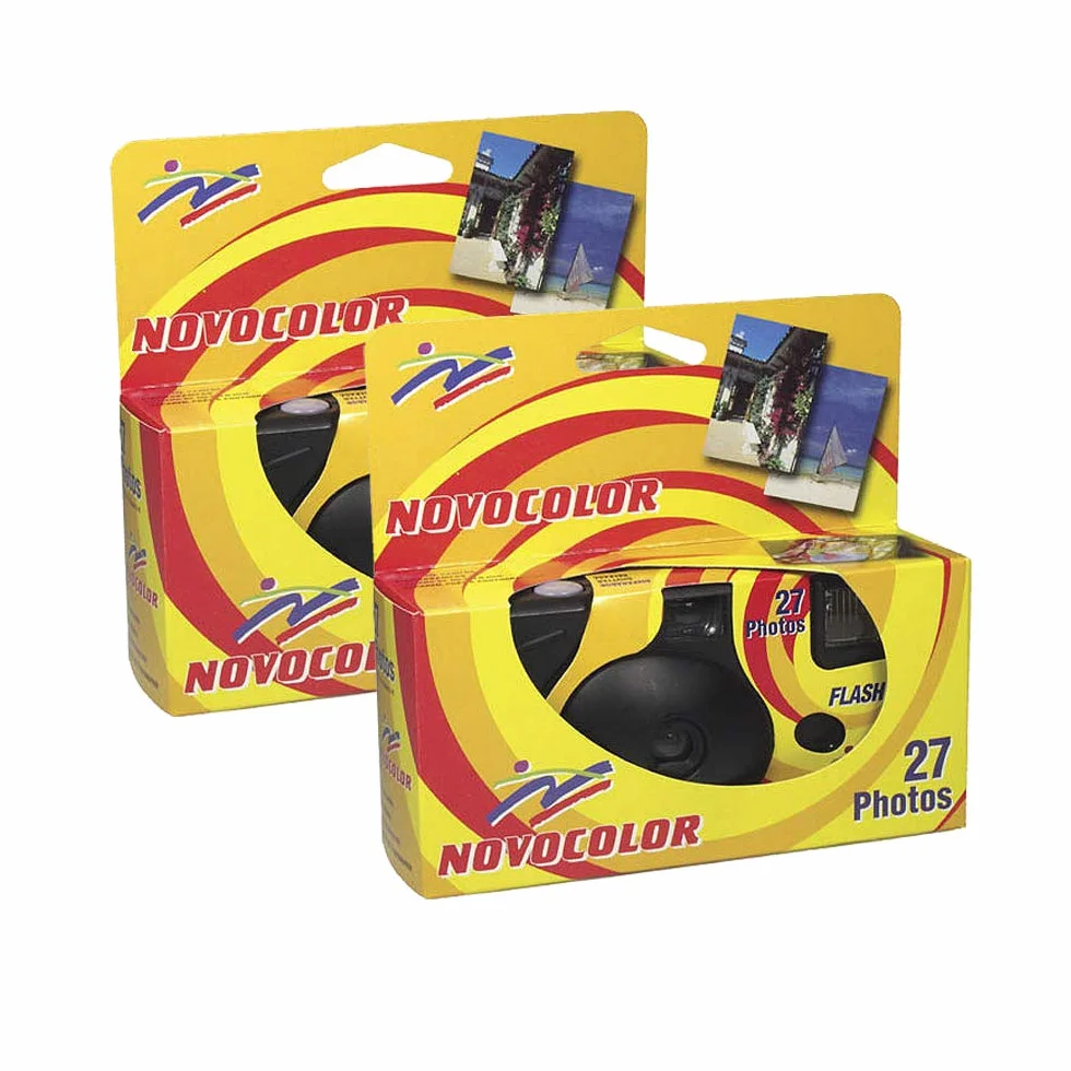 Novocolor - Fotocamera usa e getta con flash
