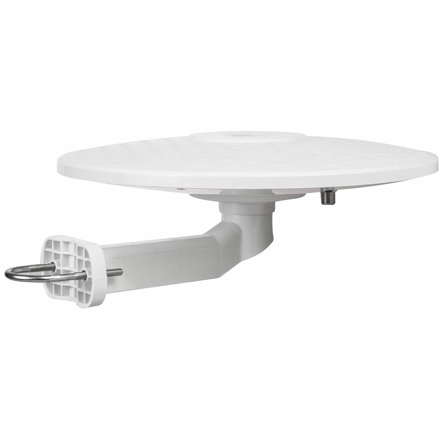 Maclean MCTV-947 - Antenna omnidirezionale multidirezionale per esterni, antenna TV attiva DVB-T/T2 H.265 HEVC (Camper - USB / 12/24 V)