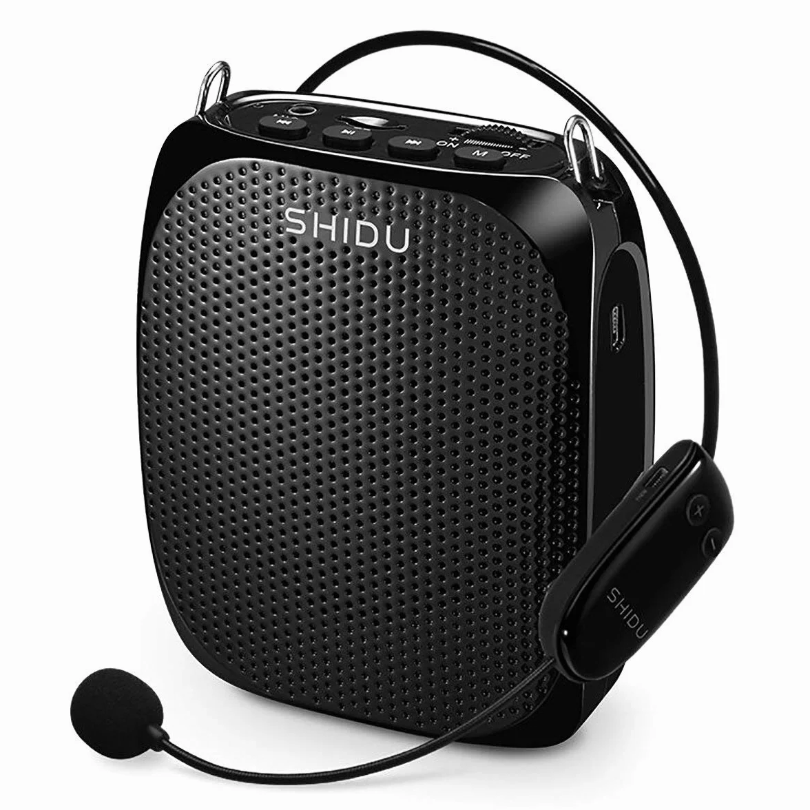 Amplificatore vocale senza fili portatile, mini altoparlante cassa con microfono auricolare ricaricabile amplificatore di voce pa sistema microfono per insegnanti, guide turistiche, allenatori,scuola