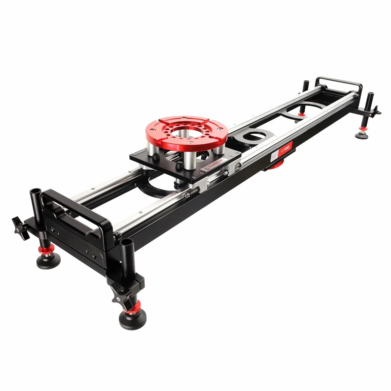 PROAIM Flyking 4ft Precision Camera Slider. Mitchell Mount. Built-in End Stop Dampers. Compatible with Mitchell/Bowl Tripod. Up to 70kg/154lb Payload (P-FK-4)