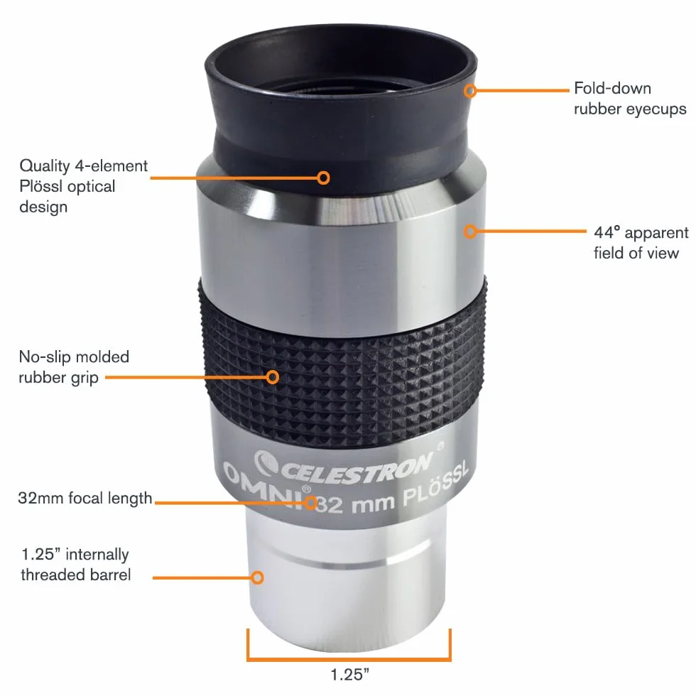Celestron 93323 1-1/4-32 mm serie Omni Oculare