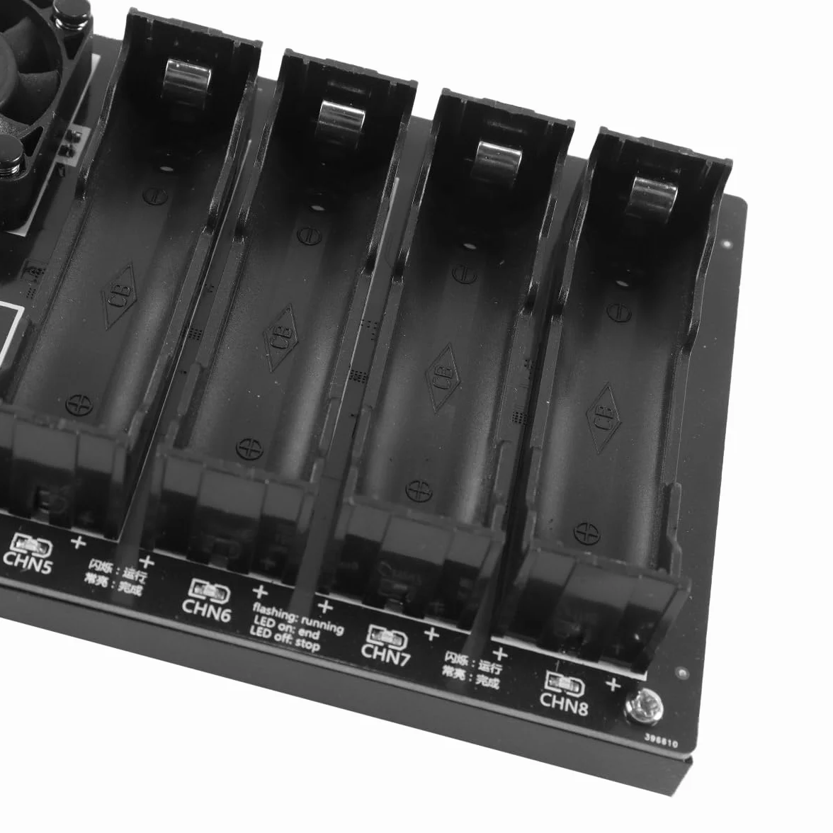 Tester per Batterie al Litio 8 Canali 18650 con Carica Automatica e Misurazione Resistenza Interna