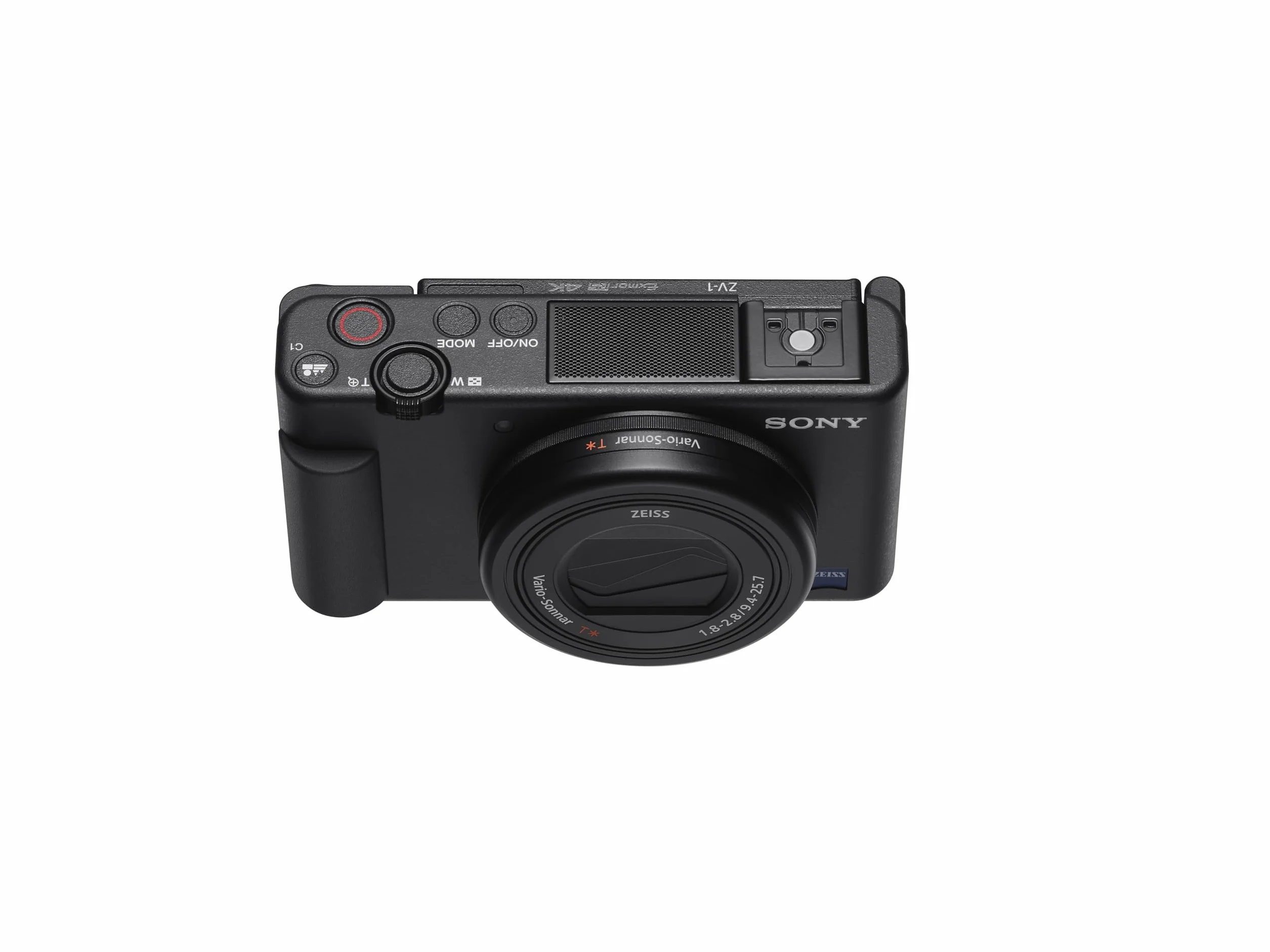 Sony ZV-1 – 24-70mm f/1.8-2.8 Zoom Grandangolare (Sensore da 1.0", Schermo LCD Direzionabile, Video 4K, E-Mount Non Applicabile, Ideale per Vlogging, Compatibile con Accessori Sony ZV)