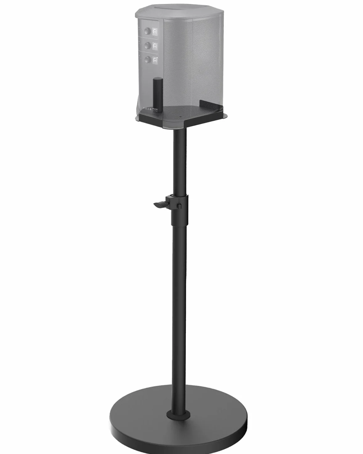 Supporto regolabile compatibile con Bose S1 Pro / S1 Pro Plus, altezza regolabile da 114 a 137 cm, altoparlante fino a 9 kg, supporto da pavimento per Bose S1 Pro con gestione dei cavi
