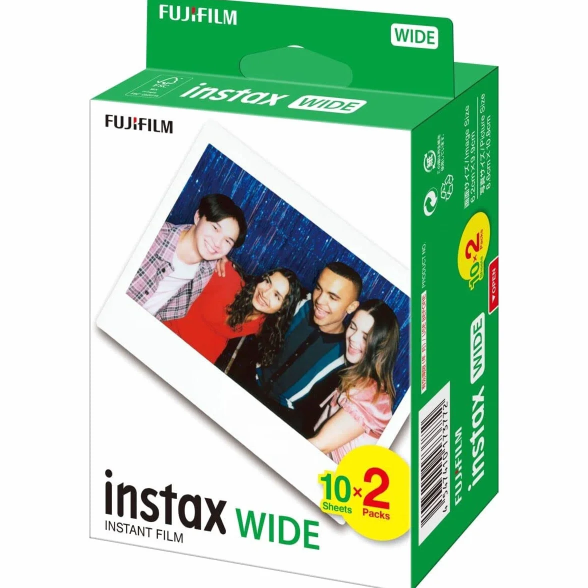 Fujifilm 16385995 - Confezione da 2 pellicole Instax Wide Picture per 210 300 x 40 Stampe (> CONSUMABLES)