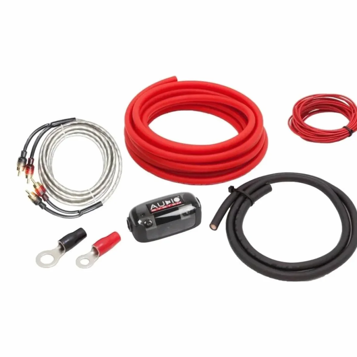 Audio System Z-PCSC35 - Kit cavi 35 mm² con cavo Powerk OFC, in rame ofc 99,9%, set di collegamento amplificatore Z-PCSC 35