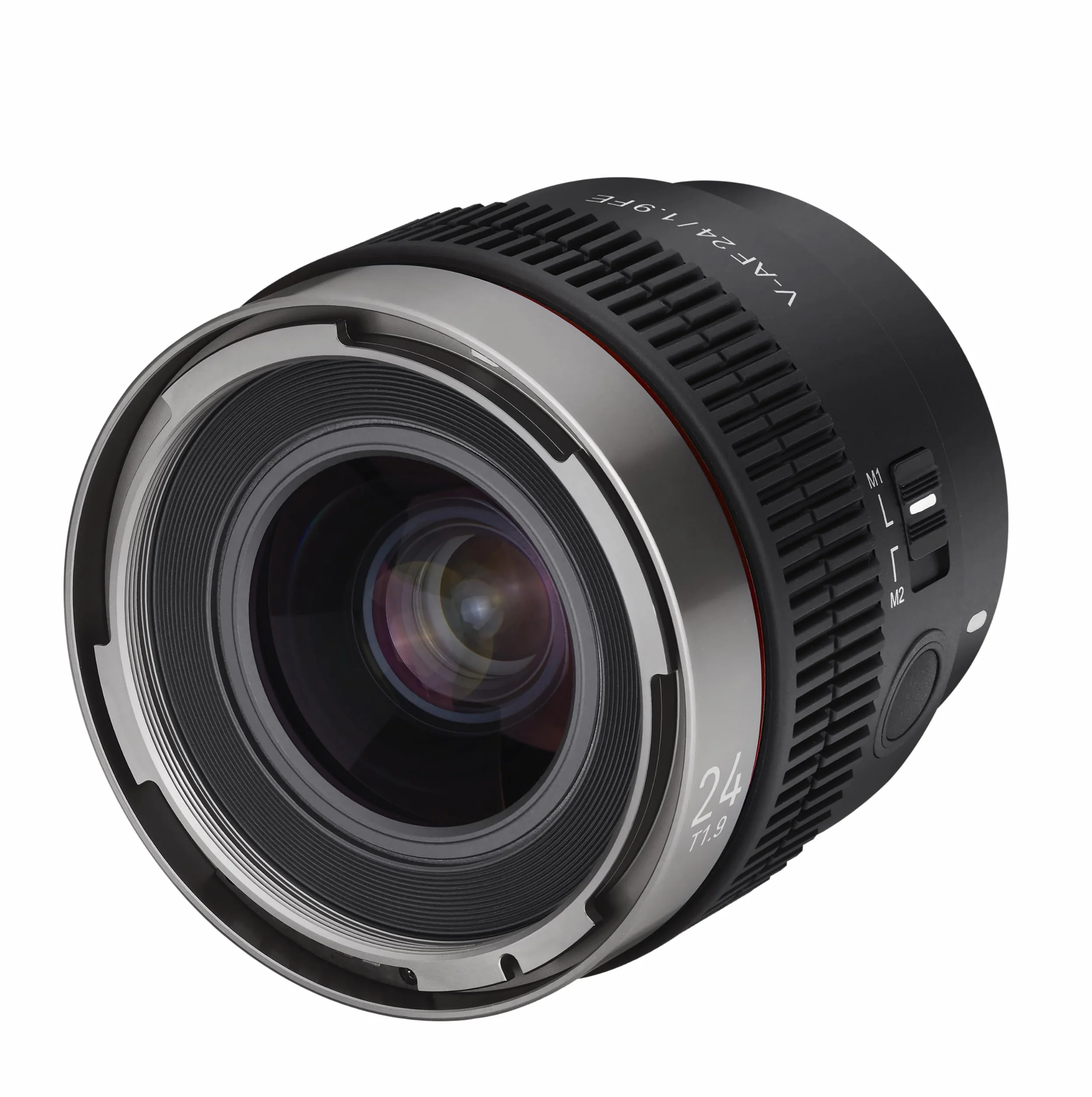 Samyang V-AF 24mm T1,9 FE per Sony E, Obiettivo Video Automatico, Supporto Cine 8K, Interruttore e Pulsante Personalizzati, 23343, Nero