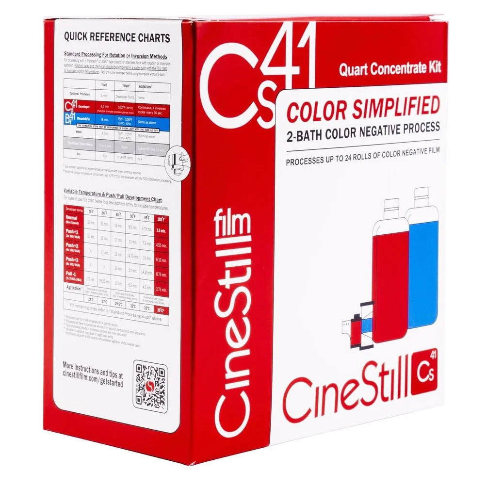 CineStill CS41 - Kit di quartiere liquido per la lavorazione di pellicola negativa a colori C-41