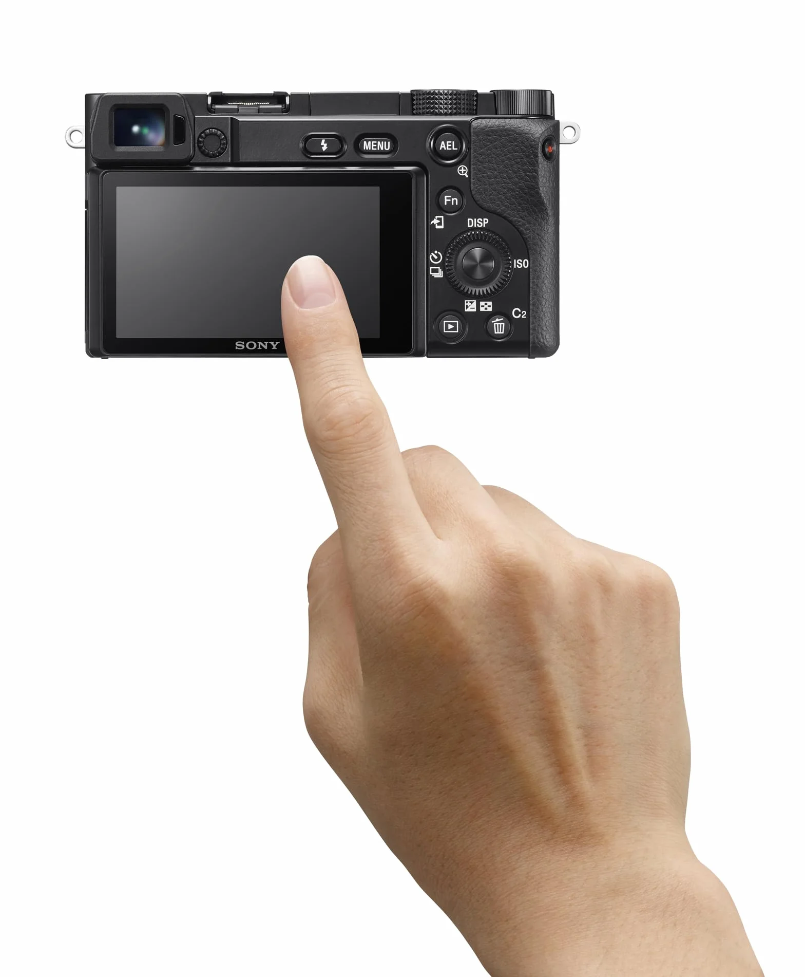 Sony Alpha 6100 Kit Fotocamera Digitale Mirrorless con Obiettivo Intercambiabile SELP 16-50mm, Sensore APS-C, Video 4K, Real Time Eye AF, Real Time Tracking, ILCE6100AB + SELP16502B, Nero