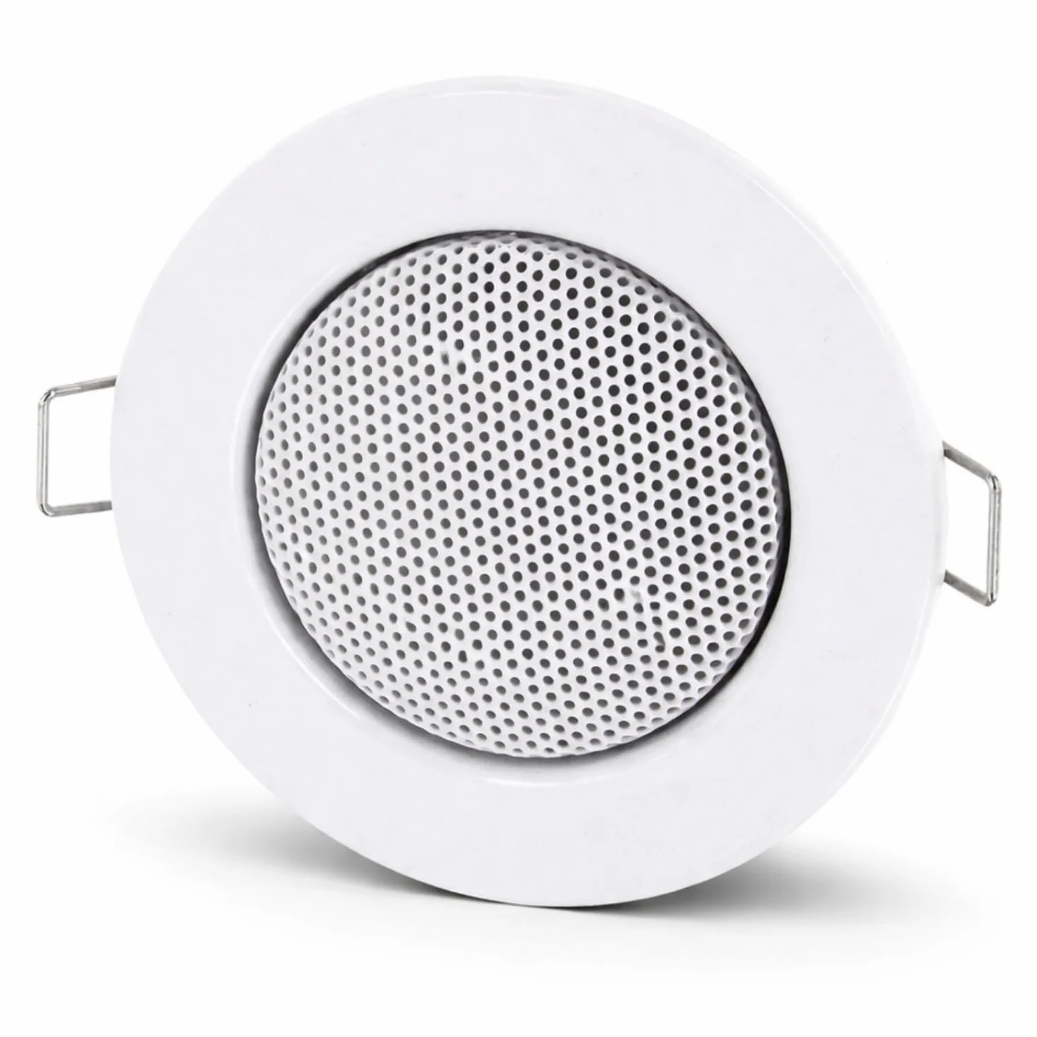 Altoparlanti mini da incasso in metallo bianco 4 pezzi