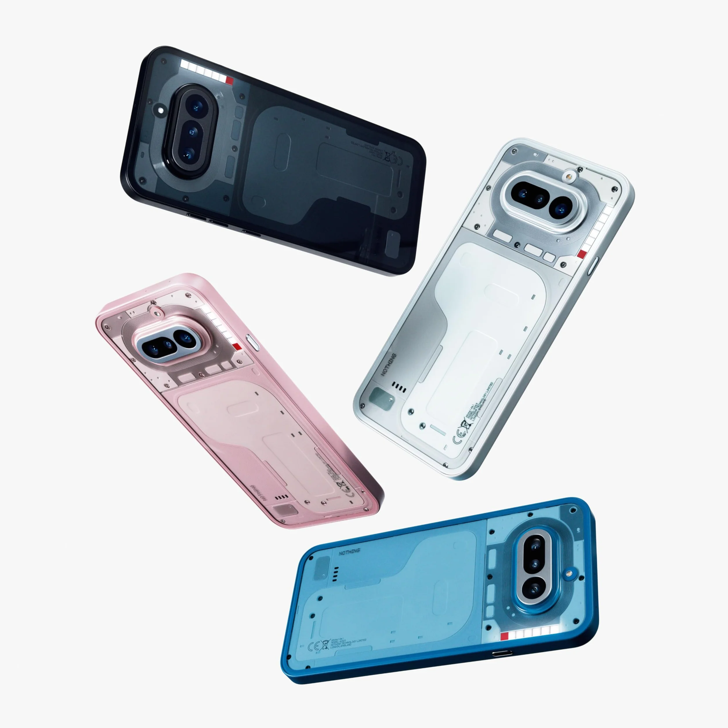 Nothing Phone (4a) - Tripla Fotocamera 50MP, Ultra Zoom 70x, Smartphone Trasparente, Batteria Lunga Durata, Ricarica Rapida 50W, AMOLED 120Hz, Glyph Bar, 12GB+256GB - Bianco