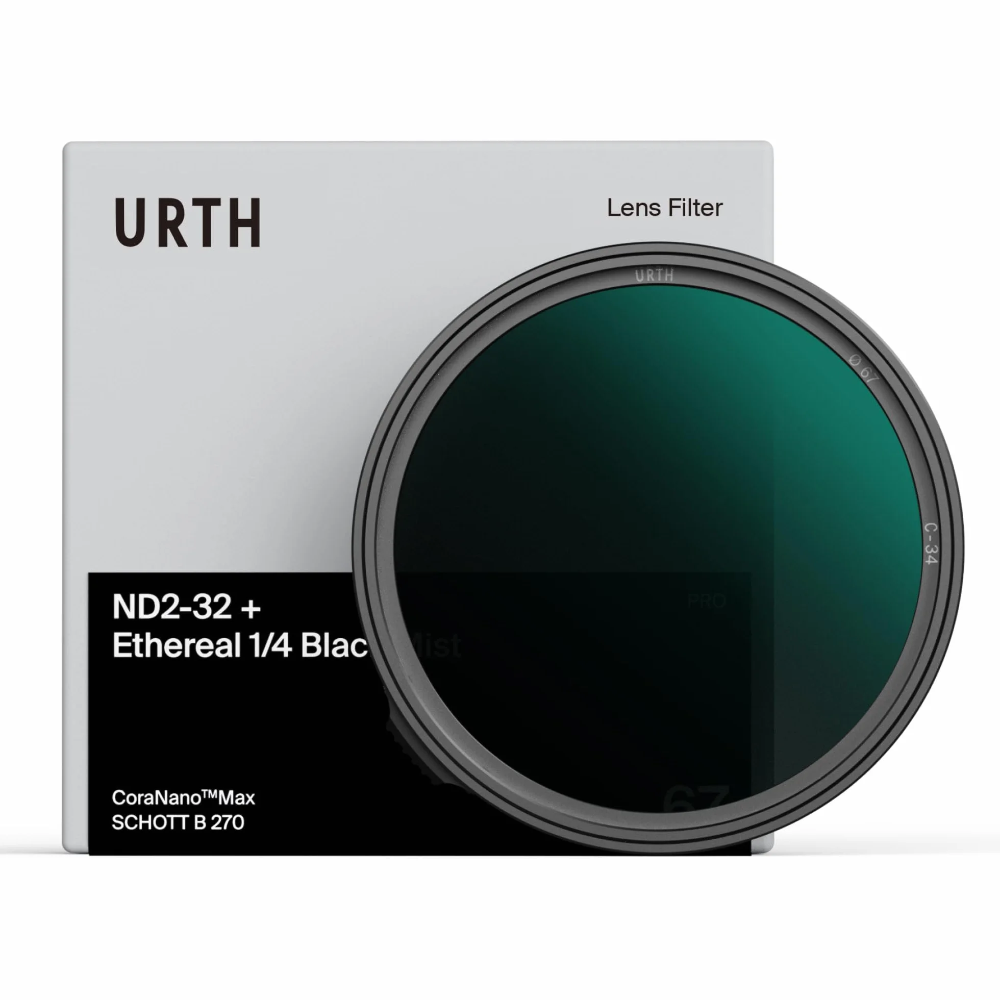 Urth 82 mm Filtro Variabile ND2-32+Diffusione Black Mist¼ Etereo(Pro) Filtri professionali avanzati con nano-rivestimento multistrato per una polarizzazione migliorata e un effetto di cinematografica