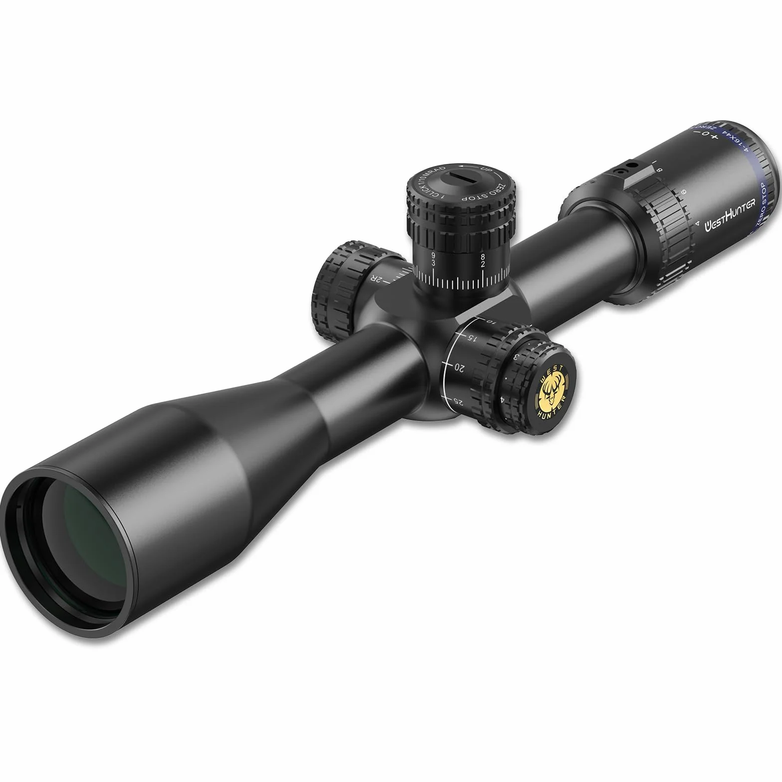 WestHunter HD-N SFIR FFP Zero Stop Telescopico 30mm Primo Piano Focale Reticolo Vetro Inciso Illuminato 1/10 MIL