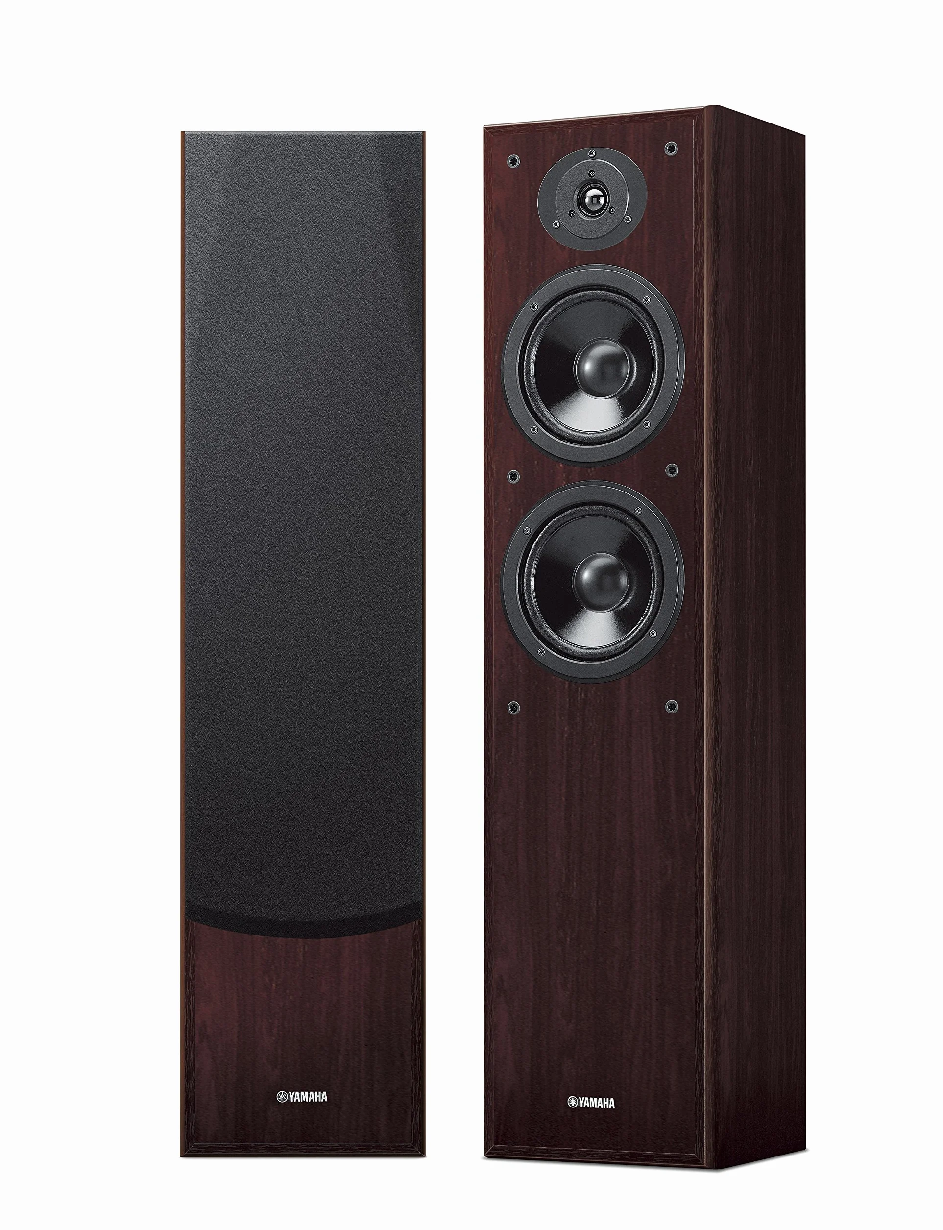 Yamaha NS-F51 Coppia Diffusori da Pavimento Bass-Reflex a 2 Vie, Nero