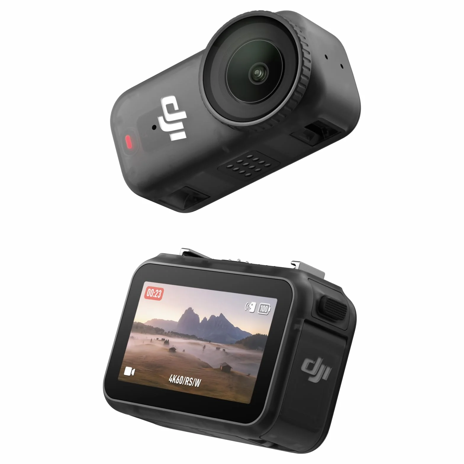 DJI Osmo Nano Combo Standard (128 GB) - Piccola fotocamera per vlog 4K/60fps con un sensore da 1/1,3″, video con ampio FOV di 143°, Registrazione di 200 minuti, Fotocamera magnetica POV 4K per Vlog