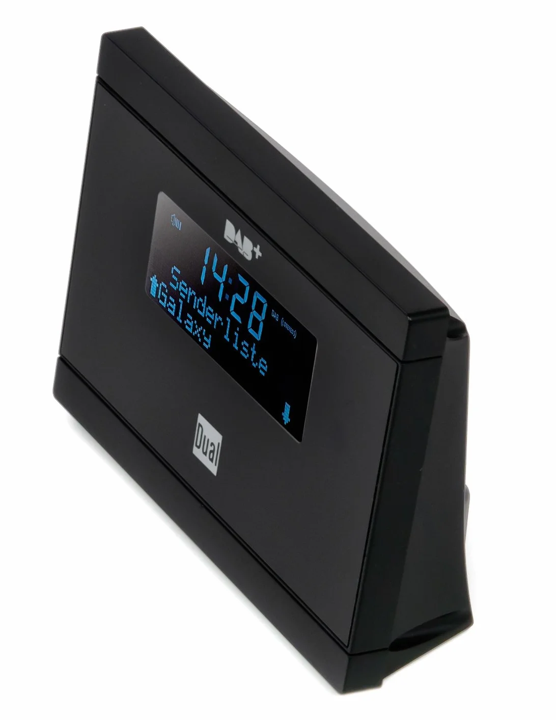 Dual DAB-2A Radio Digitale DAB+/UKW con Display LCD Sveglia Telecomando Adattatore Nero