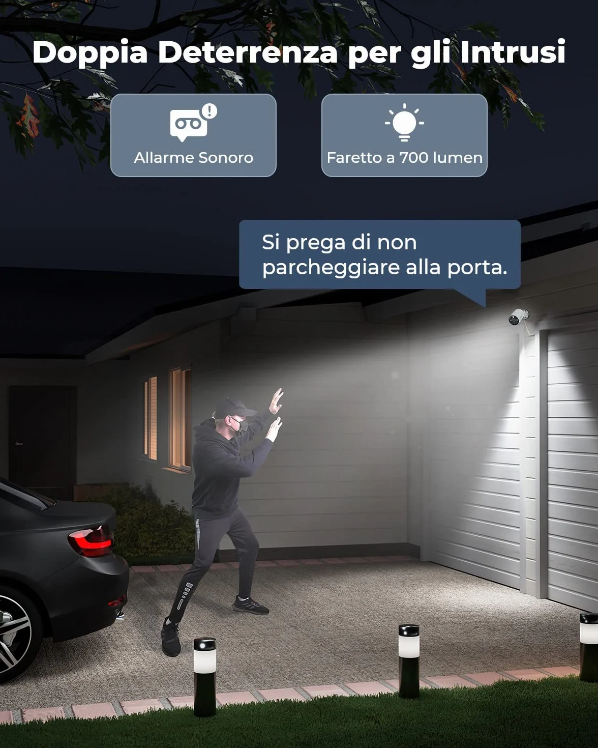 Reolink PoE 12MP Telecamera Esterno, Rilevamento di Uomo/Veicolo/Animale, Visione Notturna a Colori, Audio Bidirezionale, Avvisi Intelligenti, Time-Lapse, Slot per Scheda microSD, RLC-1212A