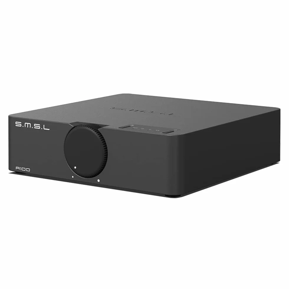 SMSL A100 Amplificatore Hifi, Amplificatore Audio Utilizza Il Chip Ma12070 Di Infineon, Supporto Multi-Dispositivo Usb, Bluetooth 5.0 Con Protezione Del Circuito