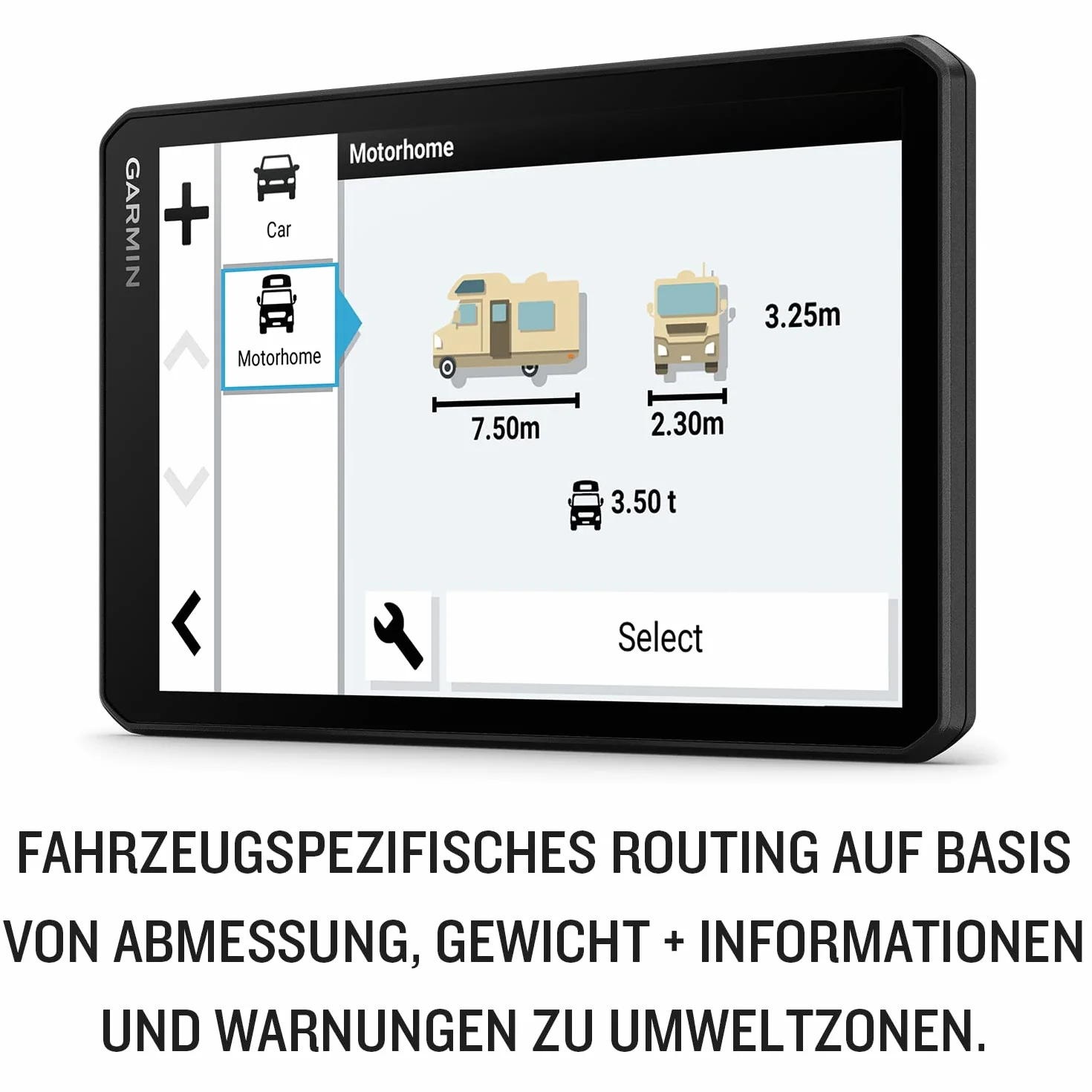 Garmin CamperCam 795 MT-D, Navigatore GPS per Camper e Caravan, Dash Cam integrata, Registra video a ciclo continuo, Salvataggio automatico, Infotraffico DAB