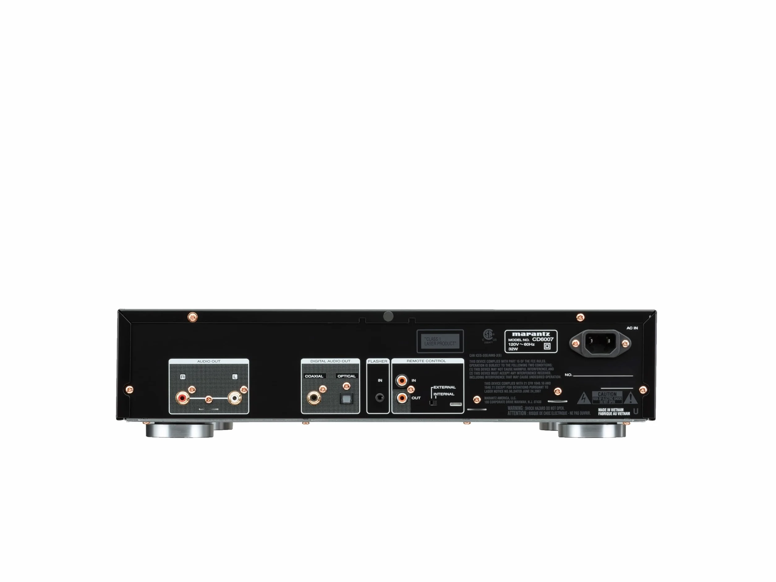 Marantz CD6007 - Lettore CD a disco singolo con porta USB (nero)