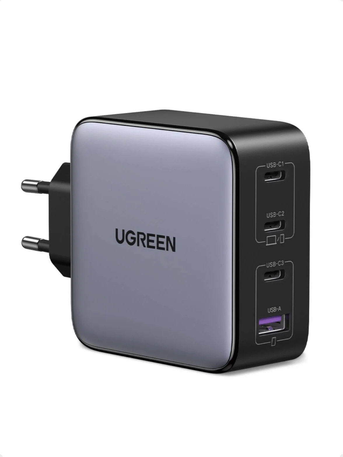 UGREEN Nexode 100W Caricatore USB C Multiplo Porte Caricabatterie Ricarica Rapida Compatibile con MacBook Pro Air iPad iPhone 17 Pro Max Air/Serie 16-12 Galaxy S26 Ultra S25