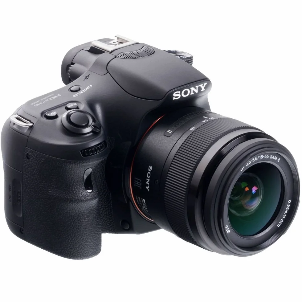Sony Alpha 58K Fotocamera Digitale Reflex con Obiettivo Intercambiabile, Sensore APS-C CMOS Exmor HD da 20,1 Megapixel, Obiettivo 18-55mm incluso, Nero