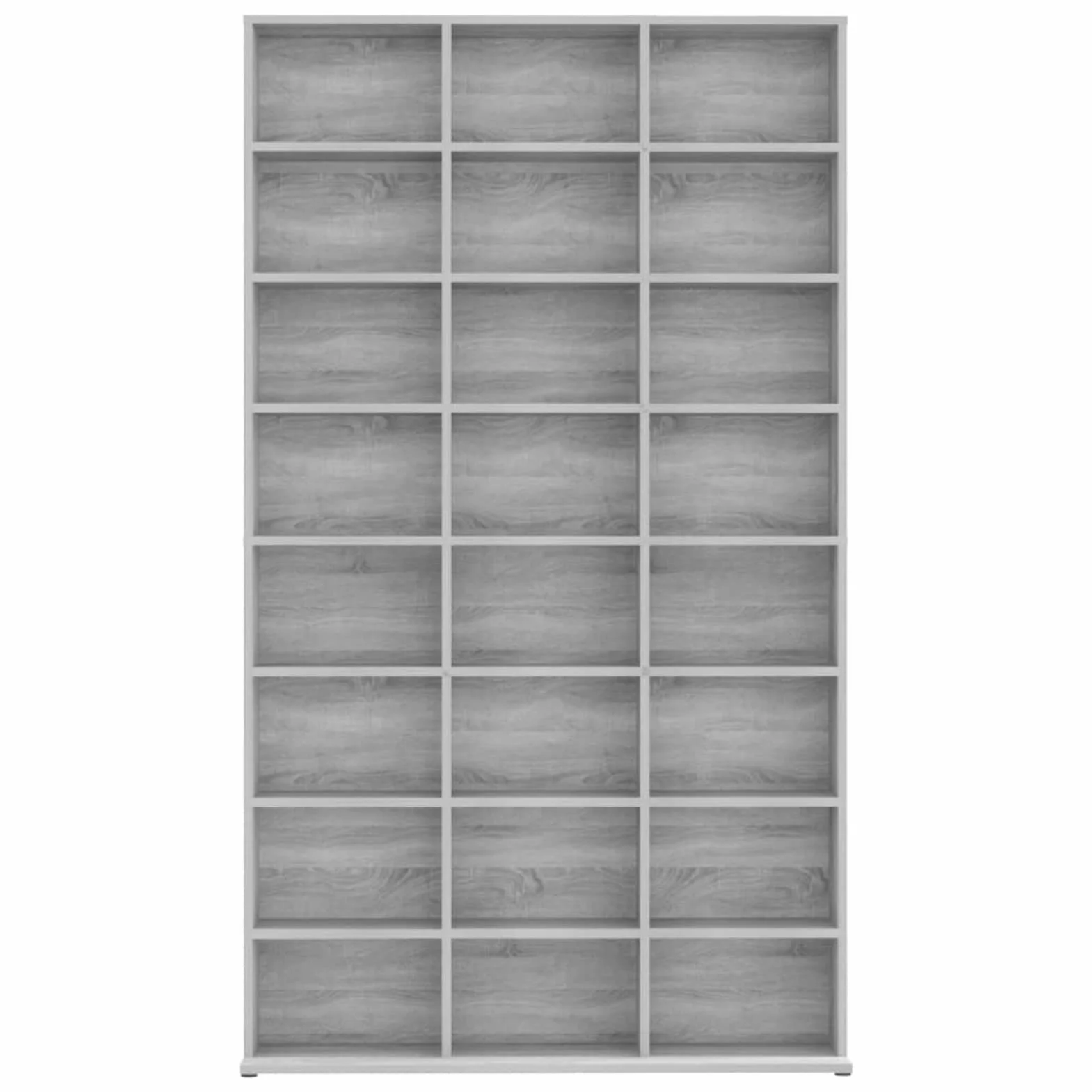 Lechnical Mobile Porta CD Grigio Sonoma 102x23x177,5 cm Legno Multistrato,Mobile Porta CD,Porta CD,Scaffalatura per CD