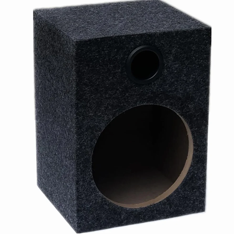 Scatola per Altoparlanti Singola 8 Pollici per Auto Scatole per Altoparlanti Sigillate Universali Scatola per Altoparlanti per Auto Scatole per Subwoofer per Auto Musica in Auto