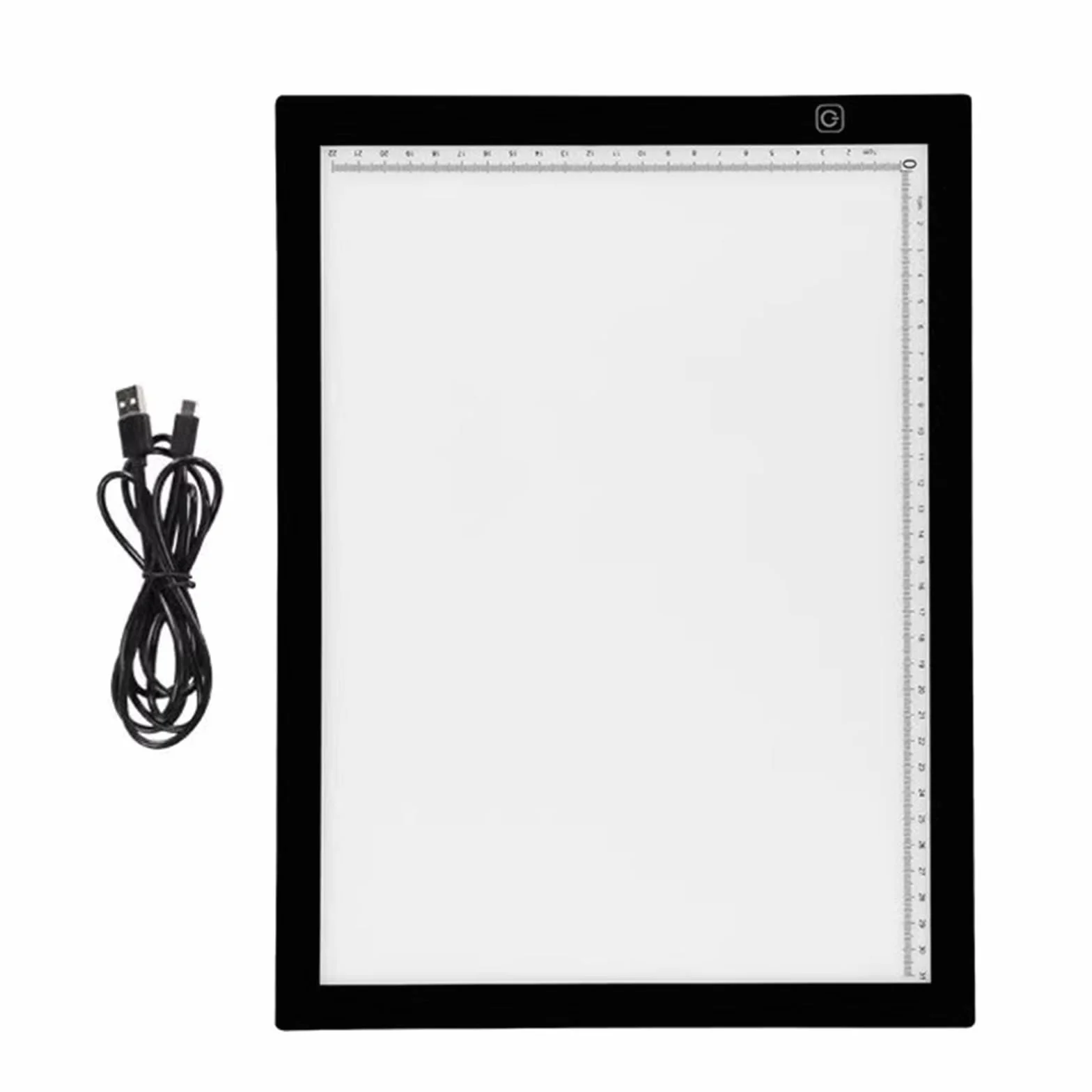 Visualizzatore di Diapositive A3, Scanner con Pannello Luminoso Ultrasottile con Luminosità Regolabile, Alimentato Tramite USB, 33x47 Cm, per La Scansione di Negativi E Diapositive