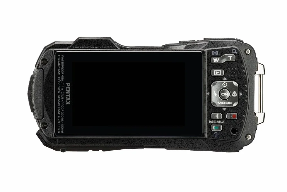 PENTAX WG-90 Blu - Fotocamera compatta digitale di classe standard, resistente all'acqua, progettata per la fotografia subacquea occasionale fino a una profondità di 14 metri