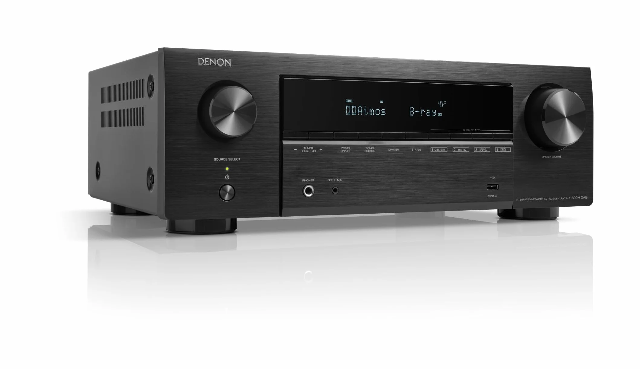 DENON Amplituner AVR-X1800H DAB Czarny