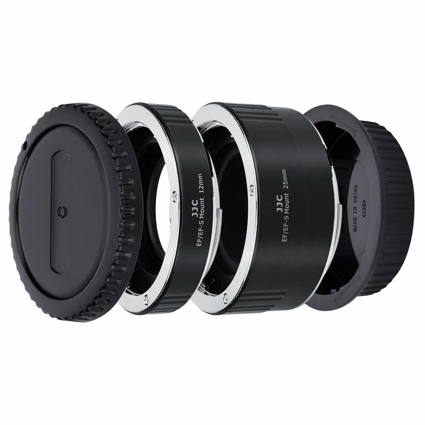 JJC Tubo di prolunga macro con messa a fuoco automatica (AF) con esposizione TTL per fotografia di immagini ravvicinate, per fotocamere DSLR e SLR Canon EF/EF-S e obiettivi con attacco EF/EF-S (set da