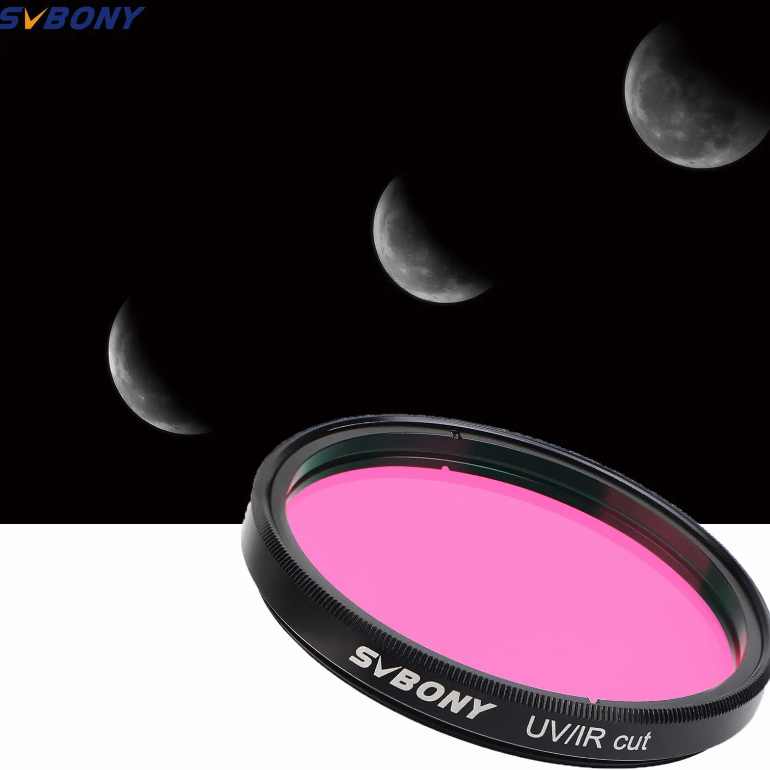 Svbony Filtro da 2", Filtro UV/IR, con Filtro a Infrarossi a Bassa Riflessione e Rivestimento Multiplo per Telescopio per Astrofotografia con Telecamera CCD